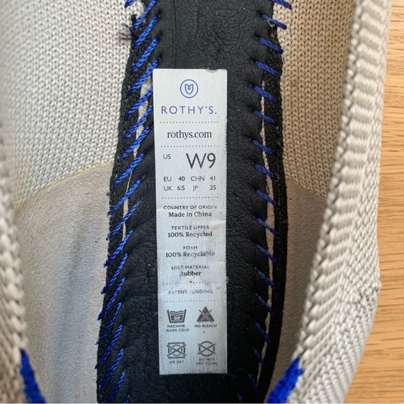 Rothy’s The Point in Flax Birdseye Grey - Picture 5 of 5